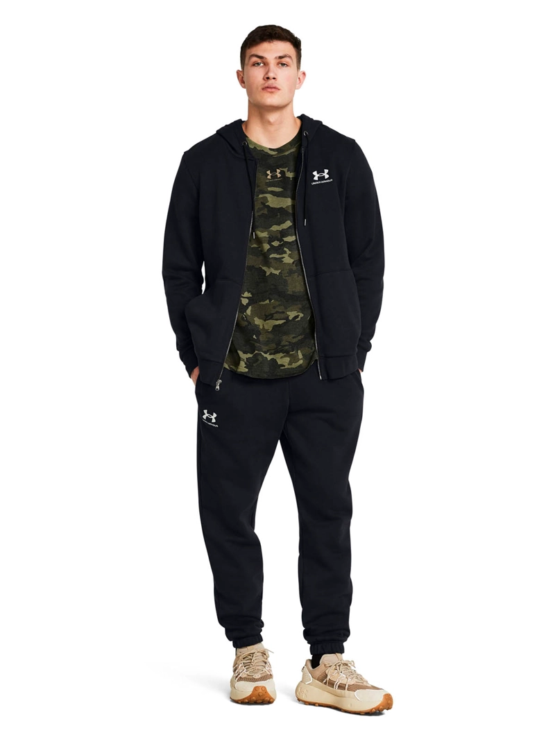 BUZO LIFESTYLE PARA HOMBRE ICON FLEECE NEGRO UA - 6