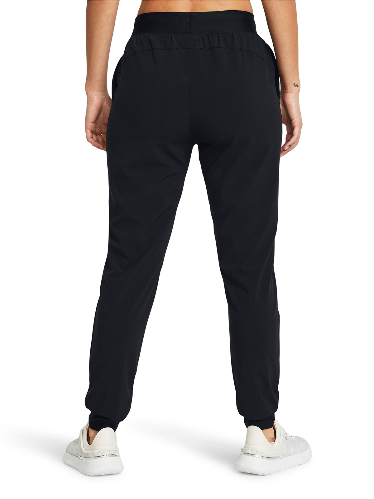 PANTALONES DE TIRO ALTO RIVAL MUJER NEGRO UNDER ARMOUR - 2