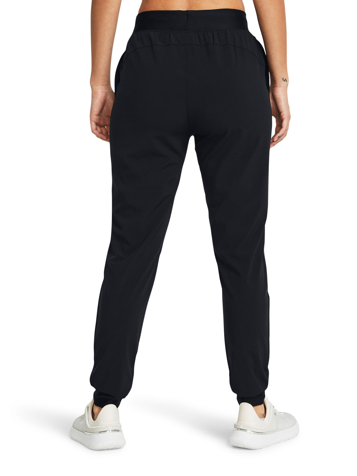 PANTALONES DE TIRO ALTO RIVAL MUJER NEGRO UNDER ARMOUR - 5
