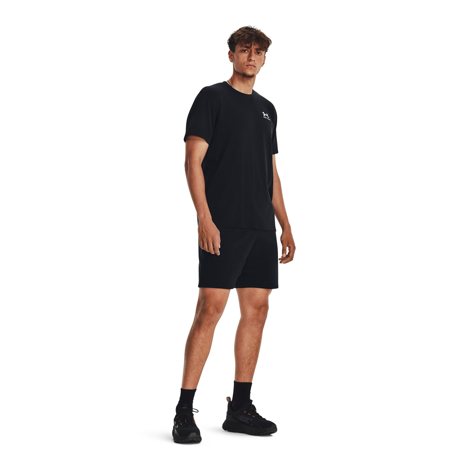 SHORTS HOMBRE UNDER ARMOUR NEGRO DE POLAR UA ICON - 6