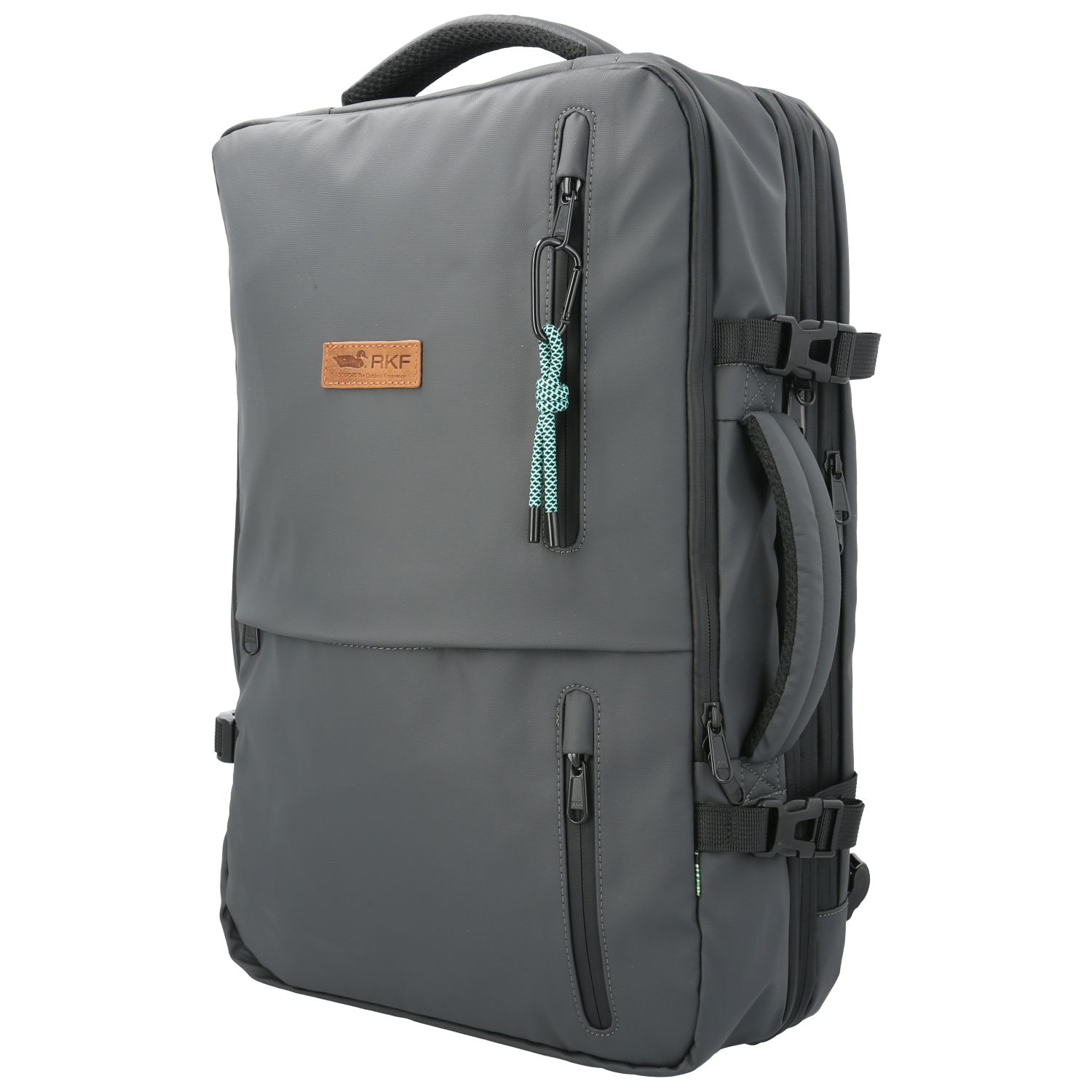 MOCHILA ROCKFORD WR GRANT II BACKBAG GRIS FIB RECICLADAS UNISEX - 2