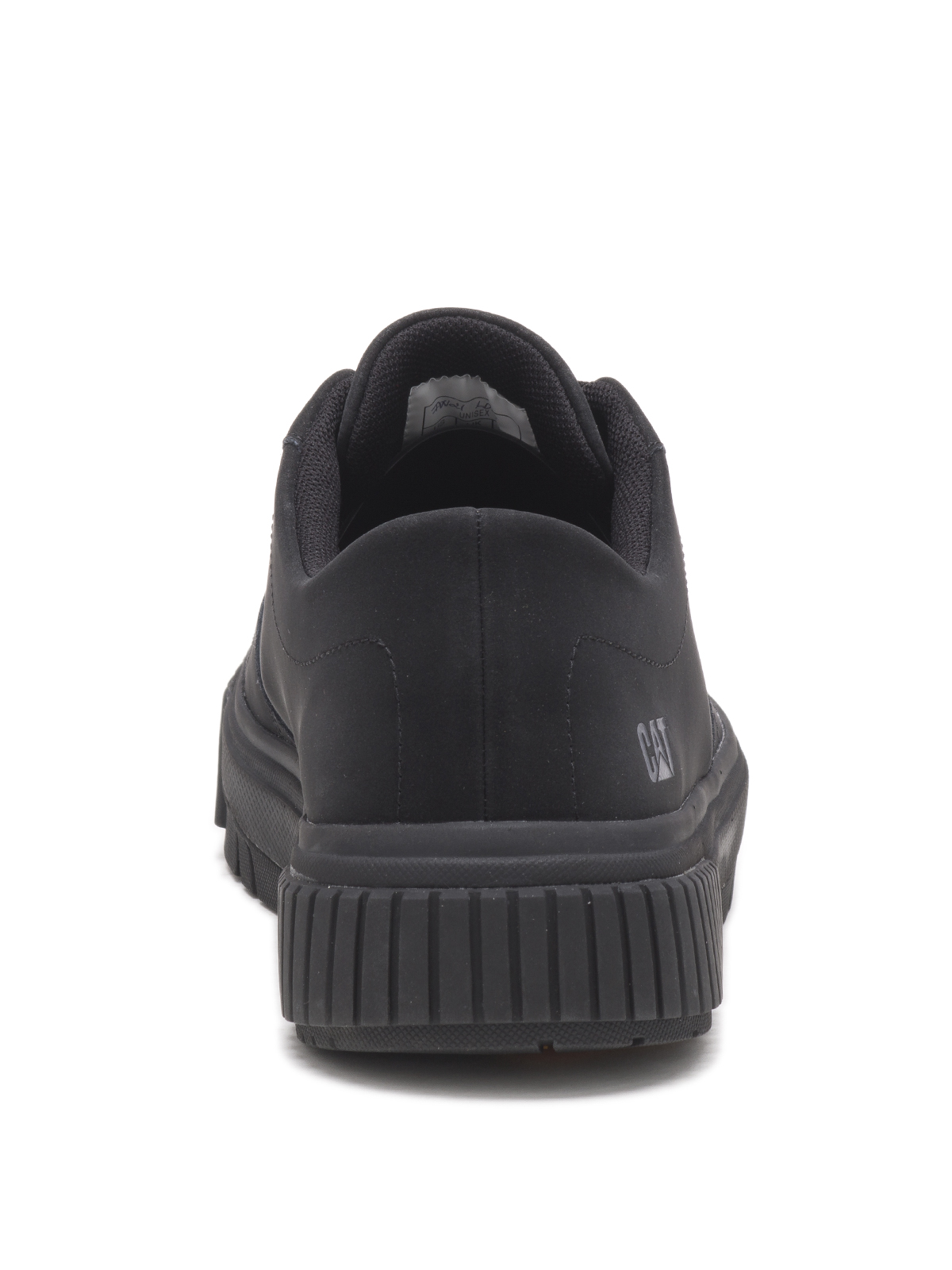 ZAPATILLAS MUJER CAT CASUALES NEGRO CUERO AMP - 5
