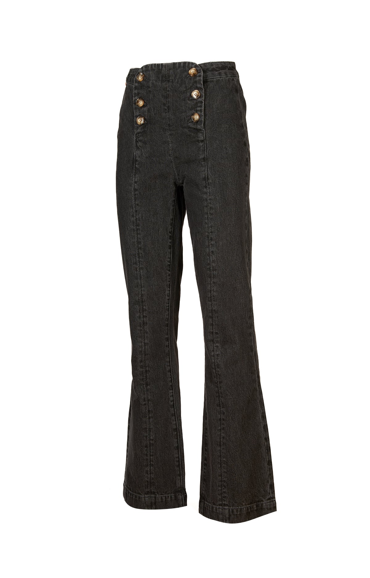 JEANS ALGODÓN MUJER ROCKFORD MENTA GRIS ORGÁNICO - 1