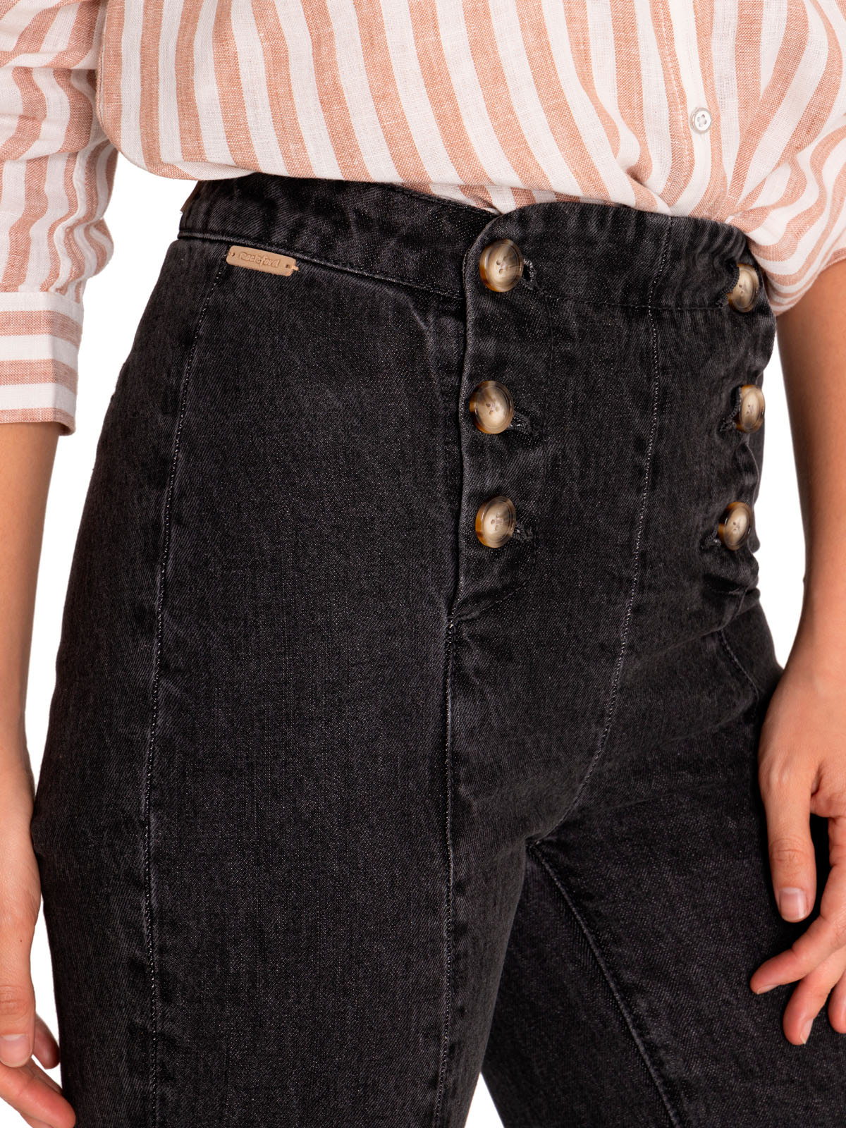 JEANS ALGODÓN MUJER ROCKFORD MENTA GRIS ORGÁNICO - 9