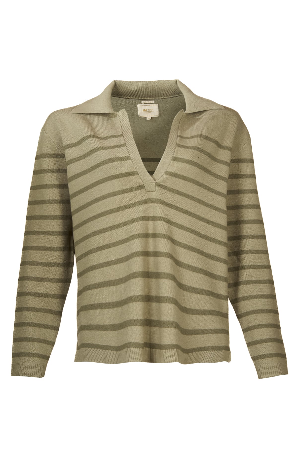 SWEATER FIBRAS RECICLADAS MUJER ROSA VERDE ROCKFORD - 1