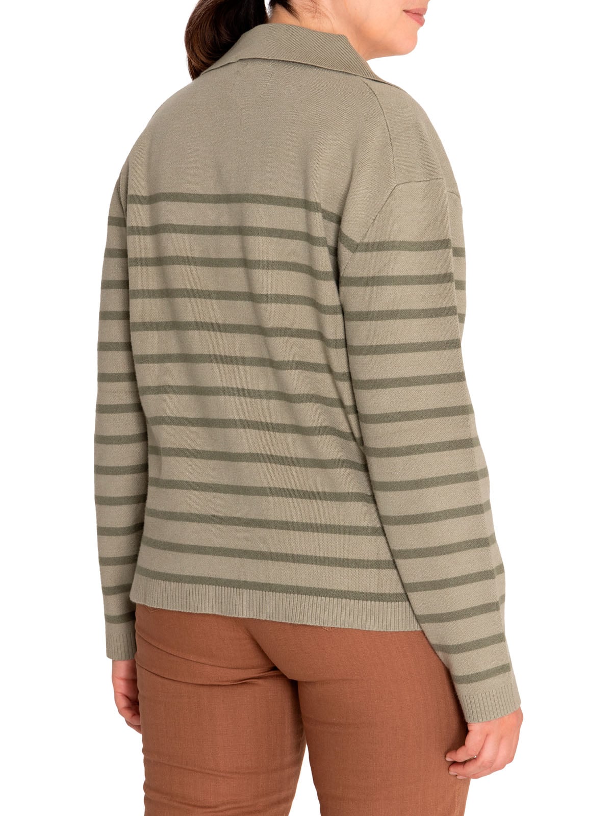 SWEATER FIBRAS RECICLADAS MUJER ROSA VERDE ROCKFORD - 7