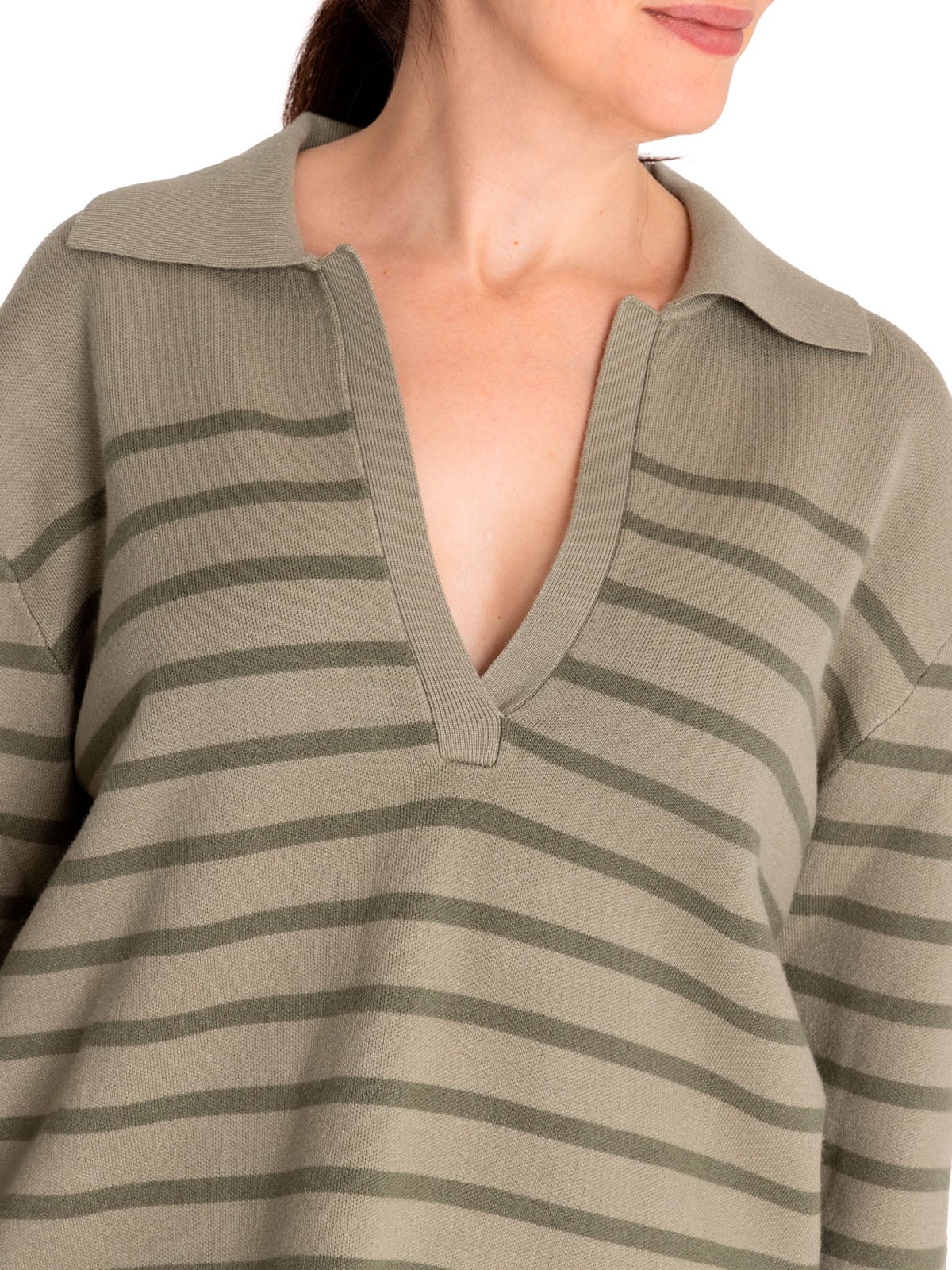 SWEATER FIBRAS RECICLADAS MUJER ROSA VERDE ROCKFORD - 8
