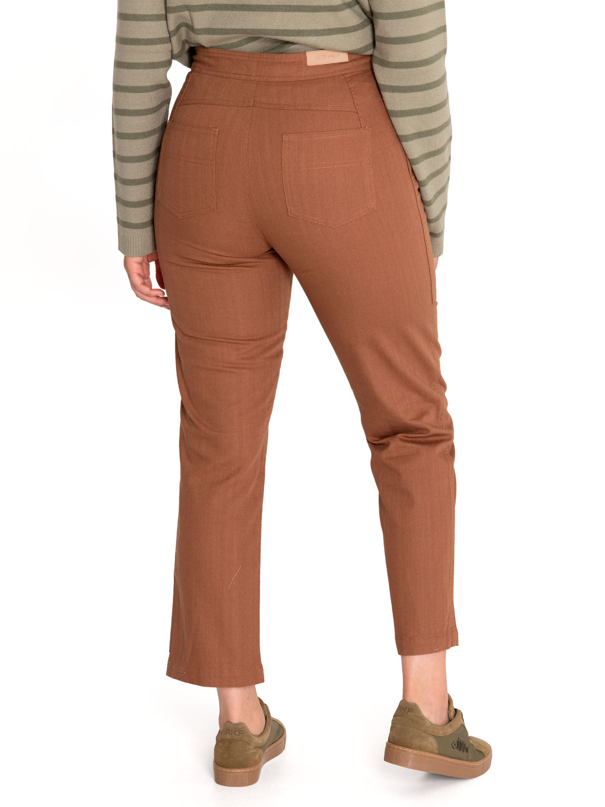 PANTALÓN ALGODÓN ORGÁNICO MUJER ISIS CAFÉ ROCKFORD - 7