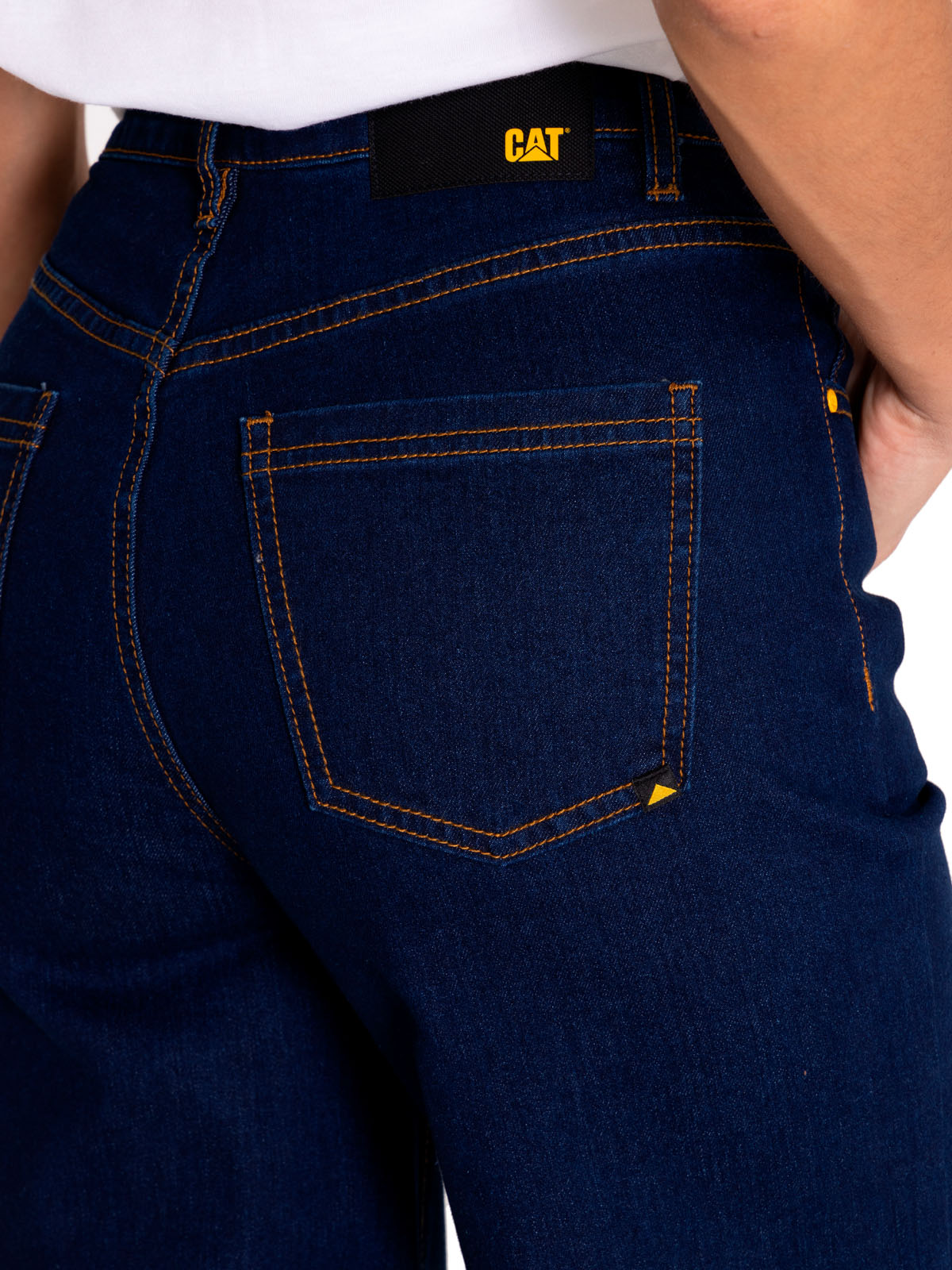 JEANS DENIM MUJER TRIBLEND STRETCH WIDE LEG AZUL CAT - 6