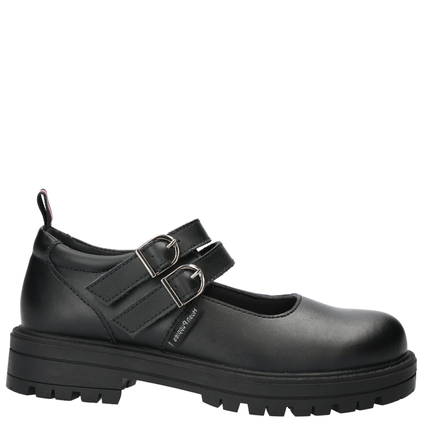 GUILLERMINA ESCOLAR HUSH PUPPIES SPENCER NEGRO NIÑA - 6