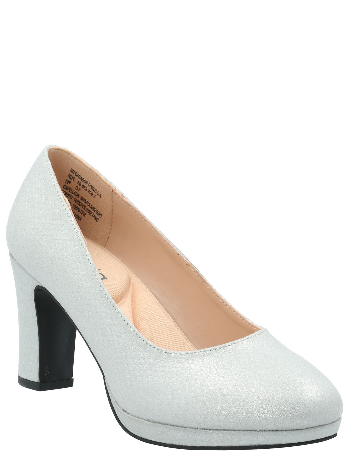 ZAPATO MUJER AZUCENA PLATEADO AZALEIA - 1