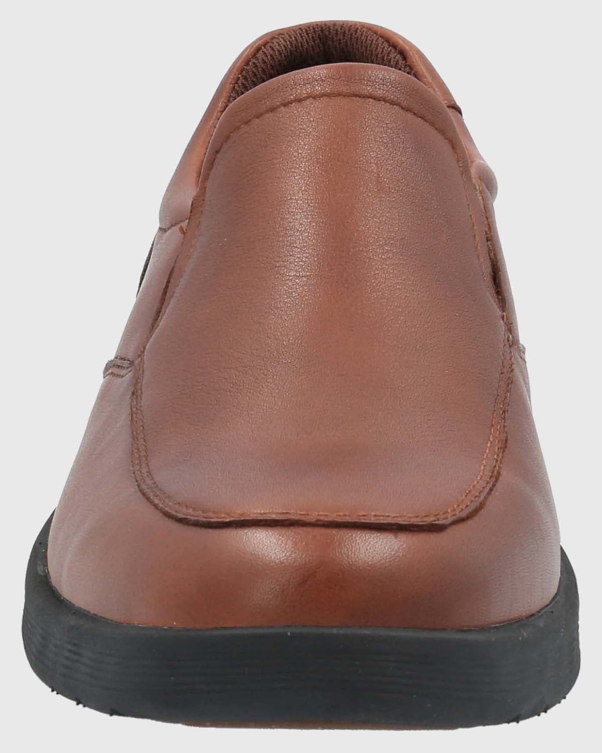 SLIP ON CUERO HOMBRE SPINAL URBAN CAFÉ HUSH PUPPIES - 4