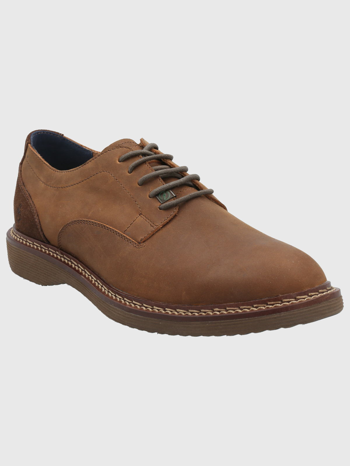ZAPATO CUERO HOMBRE MAMBO CAFE  HUSH PUPPIES - 1
