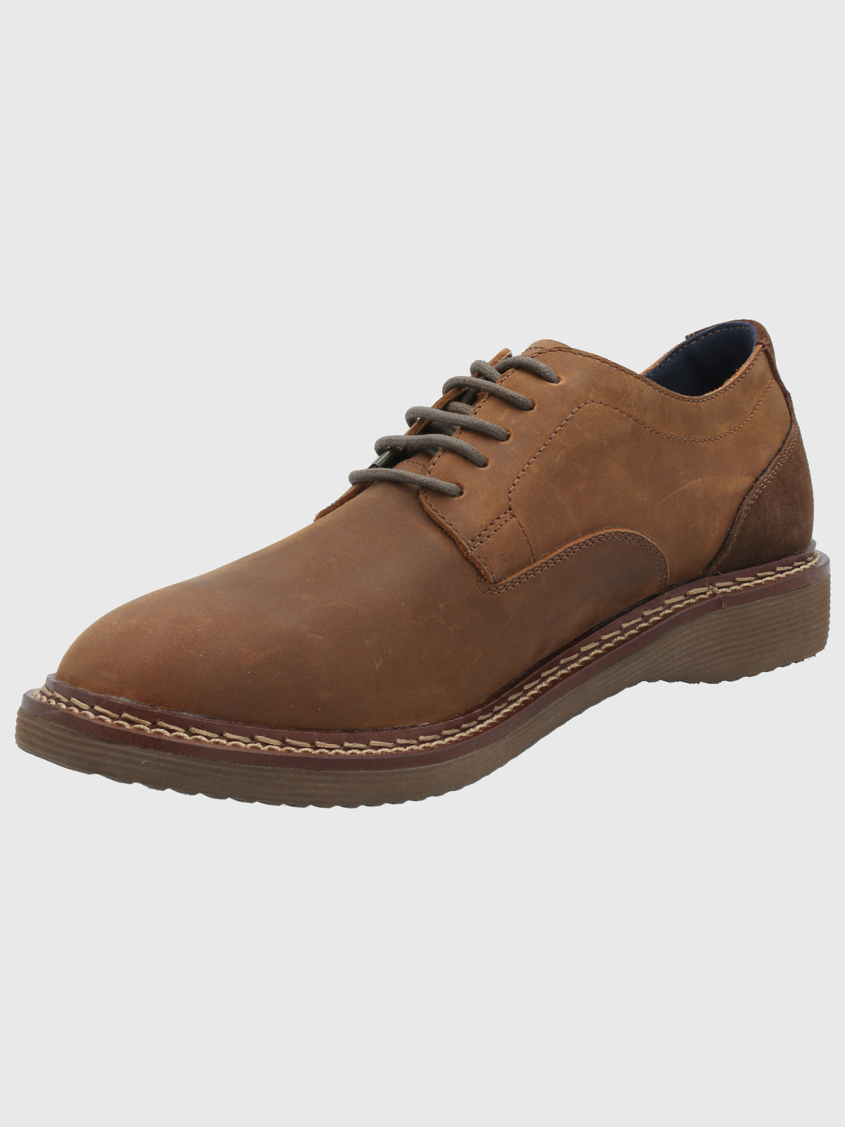ZAPATO CUERO HOMBRE MAMBO CAFE  HUSH PUPPIES - 5