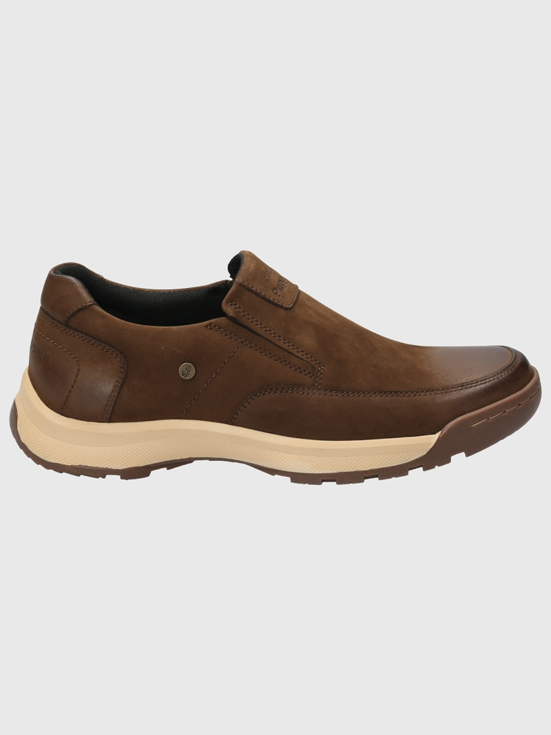 SLIP ON CUERO HOMBRE CONSIN CAFE  HUSH PUPPIES - 2