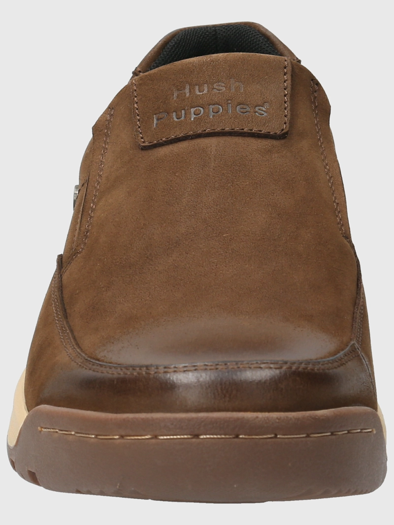 SLIP ON CUERO HOMBRE CONSIN CAFE  HUSH PUPPIES - 4