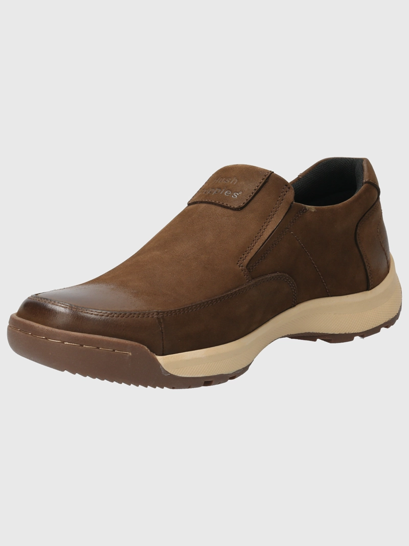 SLIP ON CUERO HOMBRE CONSIN CAFE  HUSH PUPPIES - 5