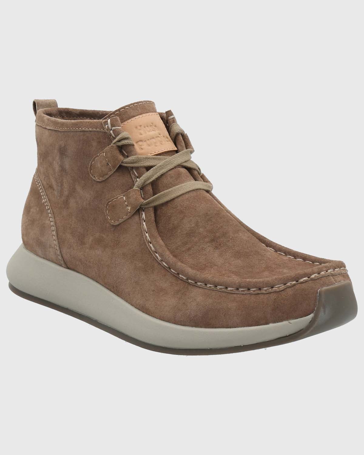 BOTIN CUERO HOMBRE ICON BOOT CAFÉ HUSH PUPPIES - 1