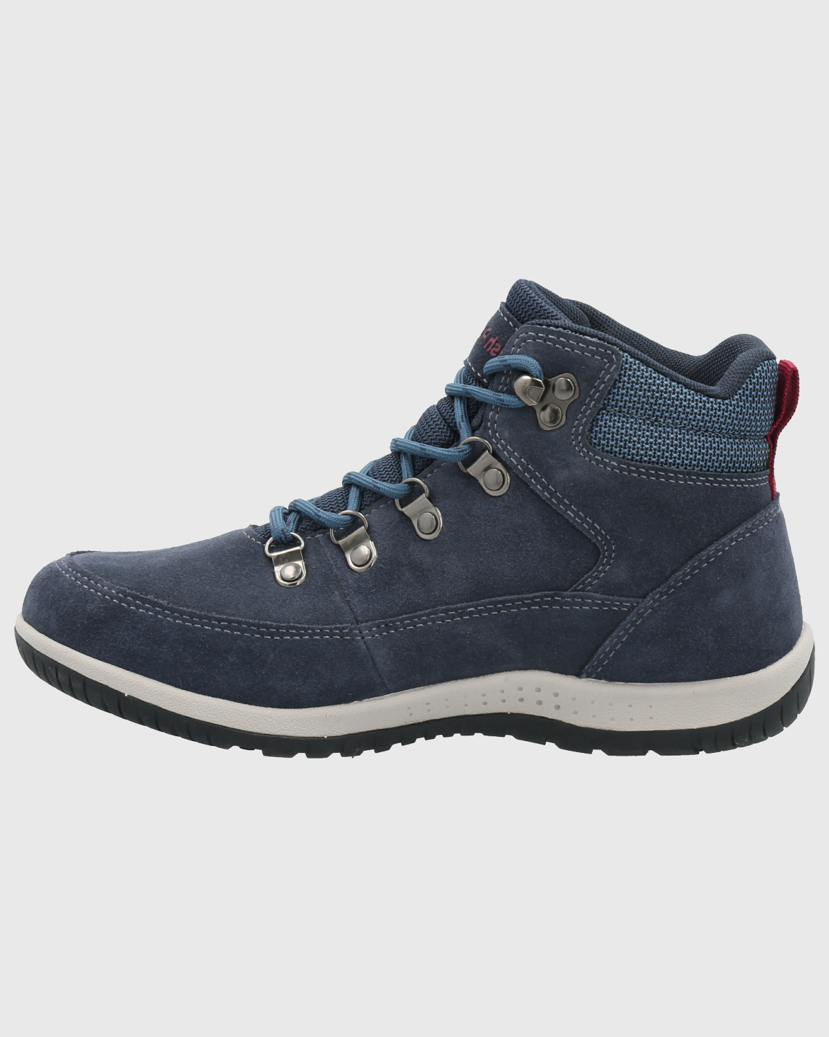 BOTÍN MUJER HUSH PUPPIES CUERO AZUL EMUR CASUAL - 6