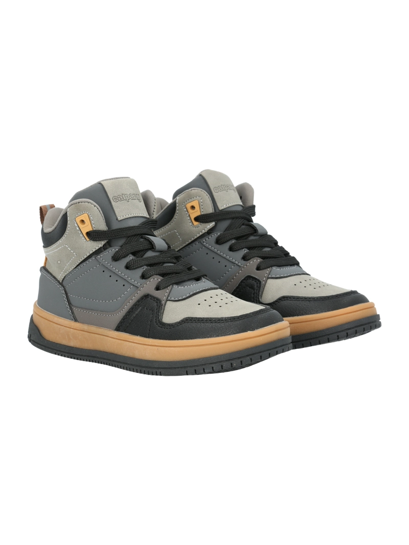 ZAPATILLA NIÑO ZIGI GRIS CON AZUL CALPANY - 8