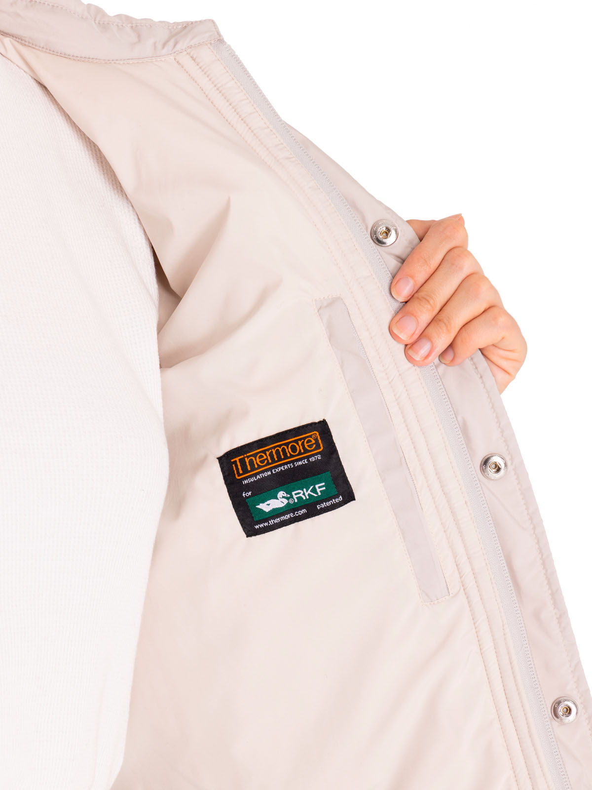 PARKA THERMORE MUJER DUGARD GRIS ROCKFORD - 9