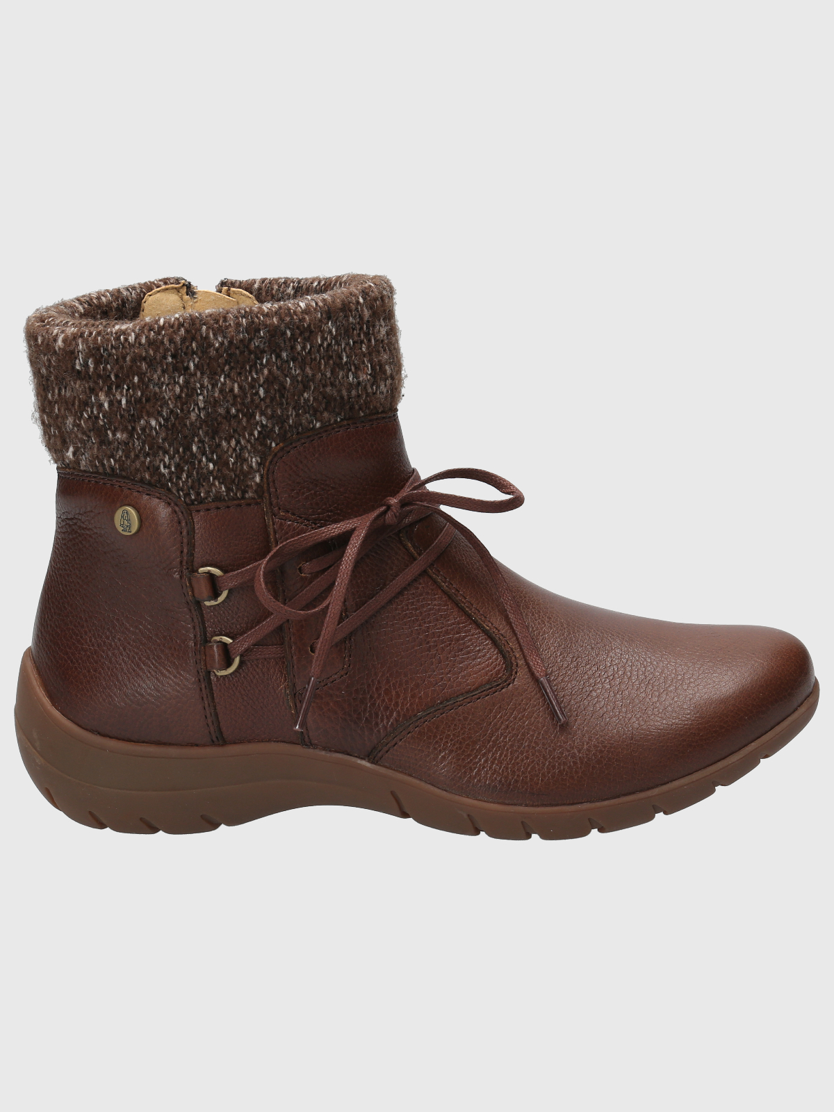 BOTÍN MUJER HUSH PUPPIES CUERO CAFÉ MALMO II CASUAL - 2