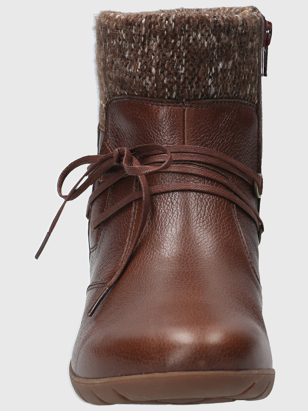 BOTÍN MUJER HUSH PUPPIES CUERO CAFÉ MALMO II CASUAL - 4