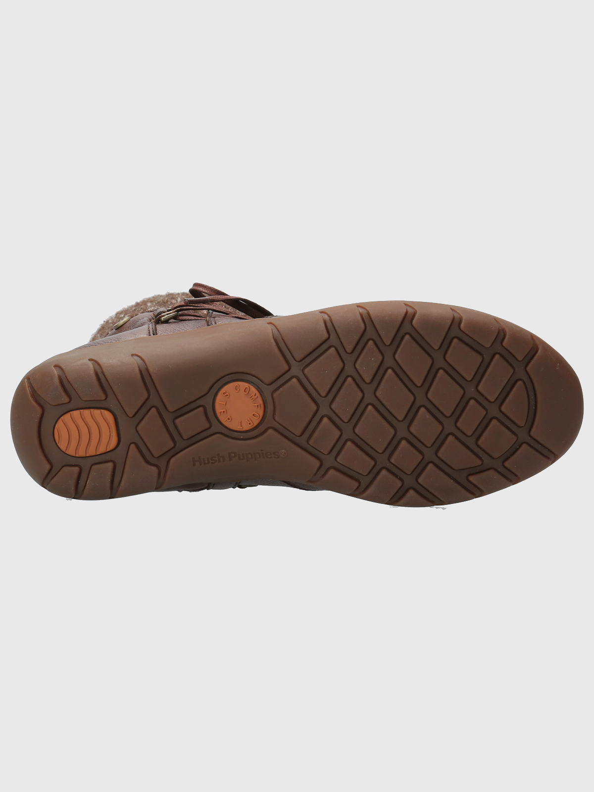 BOTÍN MUJER HUSH PUPPIES CUERO CAFÉ MALMO II CASUAL - 8