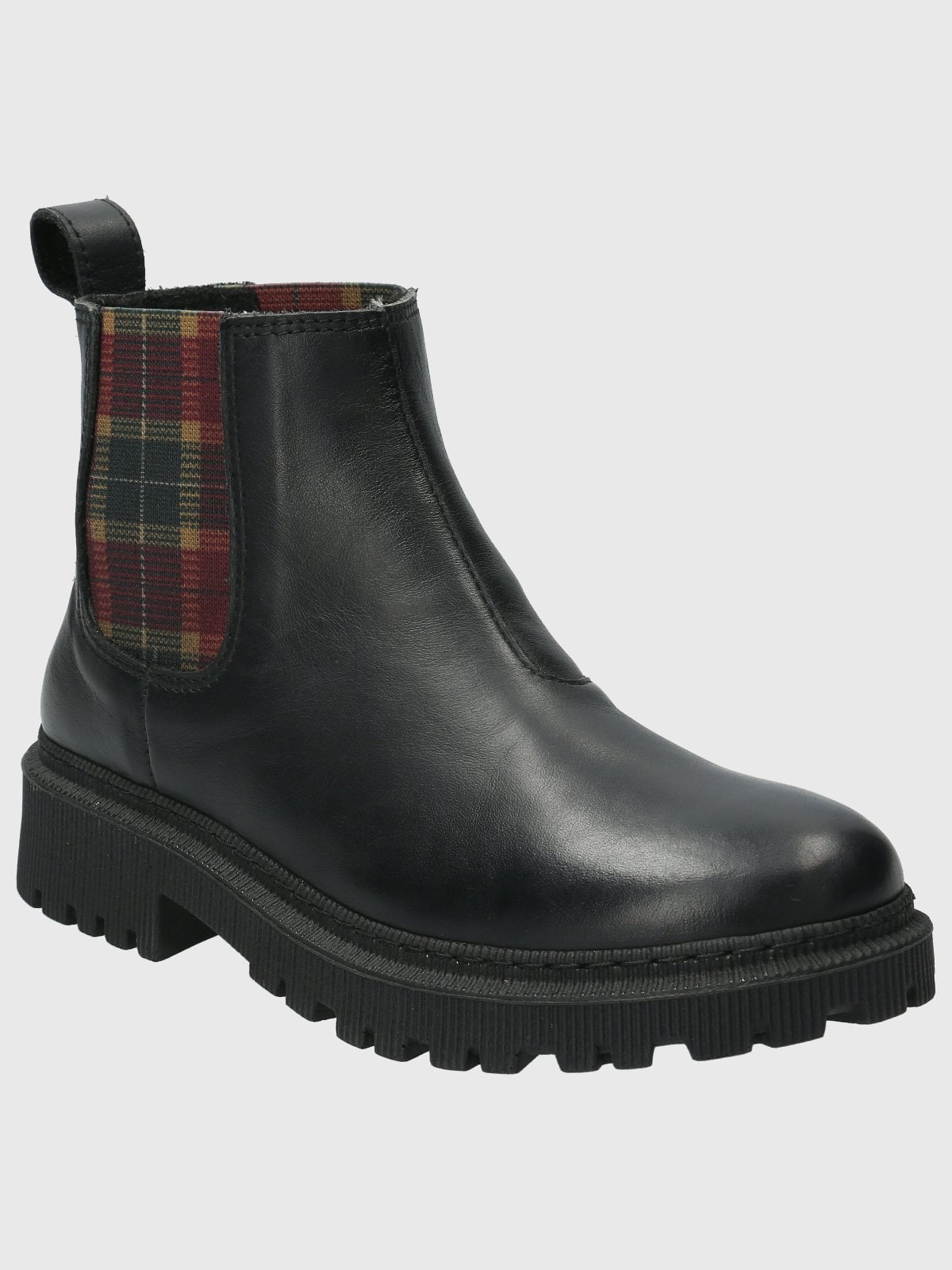 BOTÍN MUJER HUSH PUPPIES CUERO NEGRO LACOCK CASUAL - 1