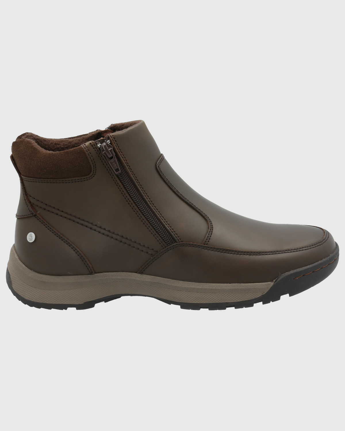 Ripley - BOTIN CUERO HOMBRE CHIEF CAFÉ HUSH PUPPIES