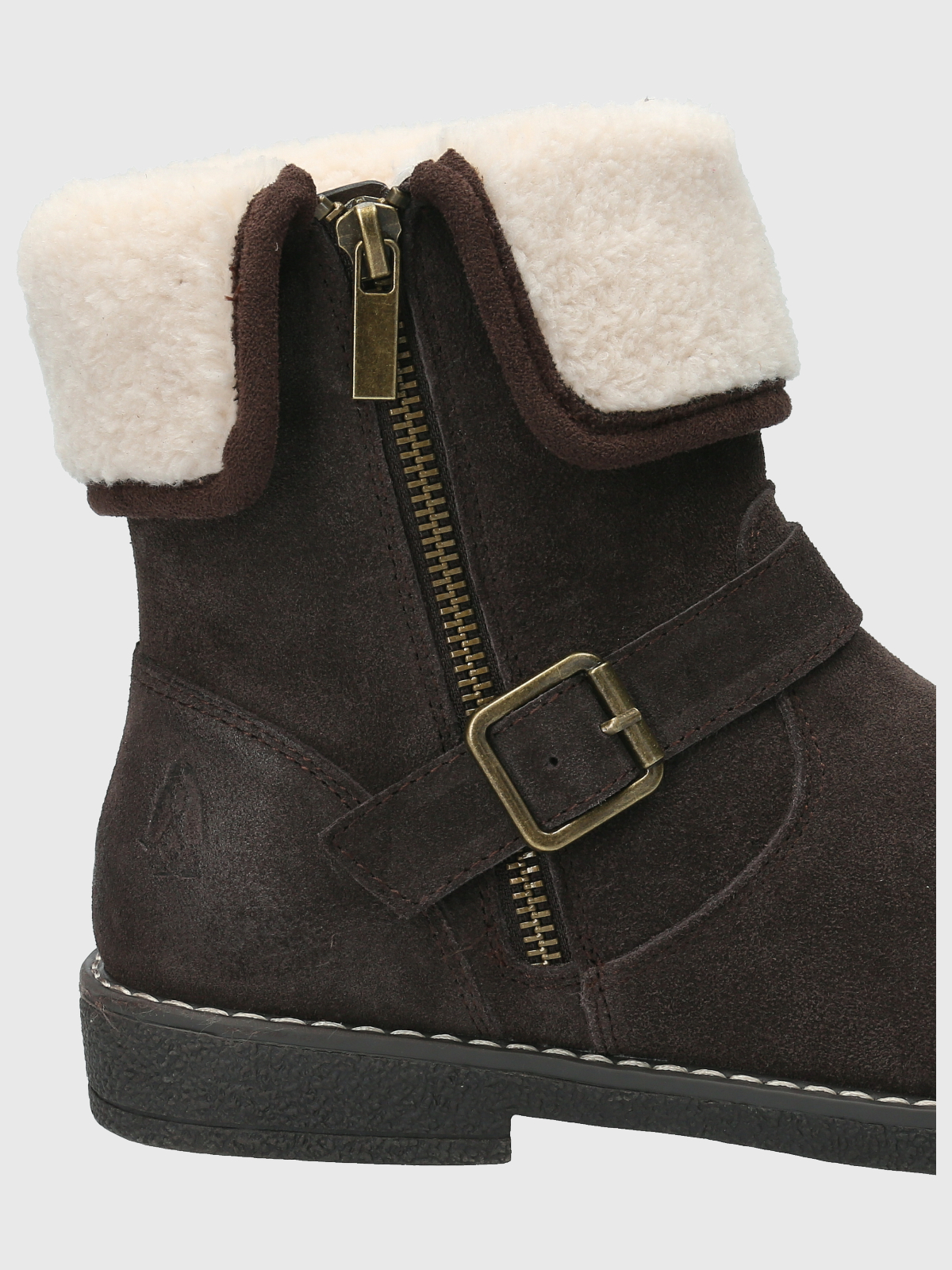 BOTIN CUERO MUJER CLAIRE CAFÉ HUSH PUPPIES - 8