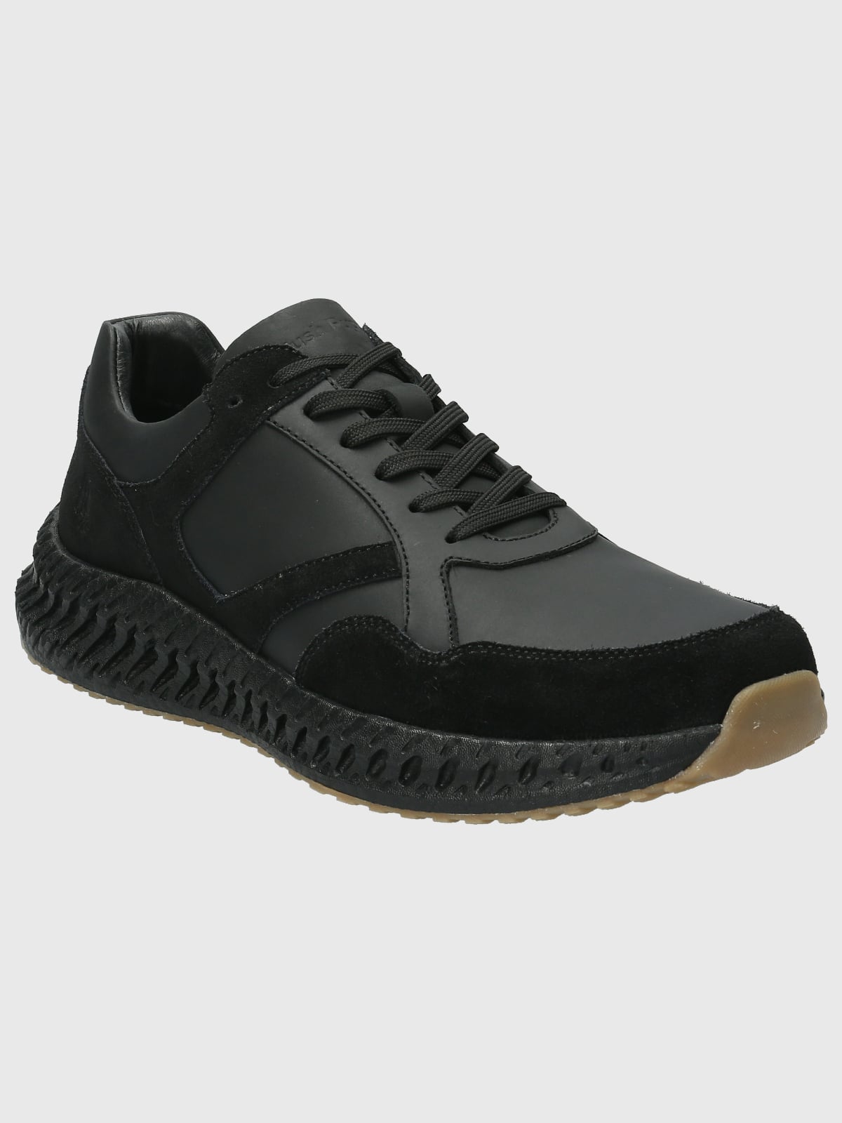 ZAPATILLA CUERO HOMBRE SPINAL EXPL NEGRO HUSH PUPPIES - 1