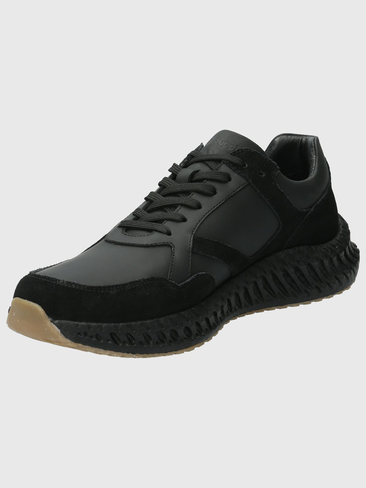 ZAPATILLA CUERO HOMBRE SPINAL EXPL NEGRO HUSH PUPPIES - 5