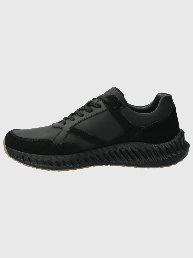ZAPATILLA CUERO HOMBRE SPINAL EXPL NEGRO HUSH PUPPIES - 6