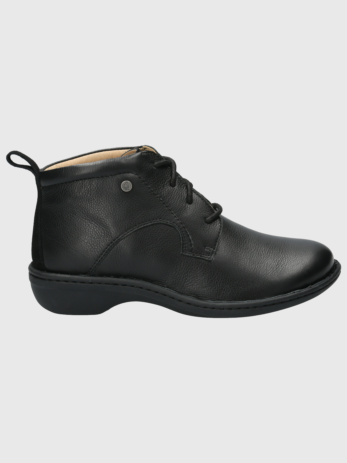 BOTÍN MUJER HUSH PUPPIES CUERO NEGRO SAJON CASUAL - 2