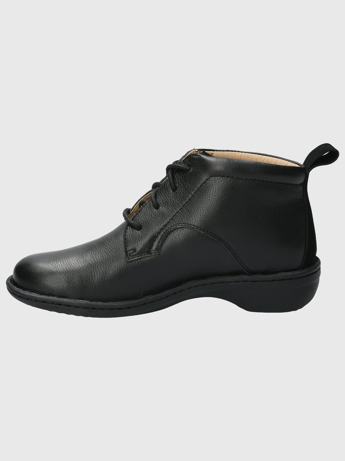 BOTÍN MUJER HUSH PUPPIES CUERO NEGRO SAJON CASUAL - 6