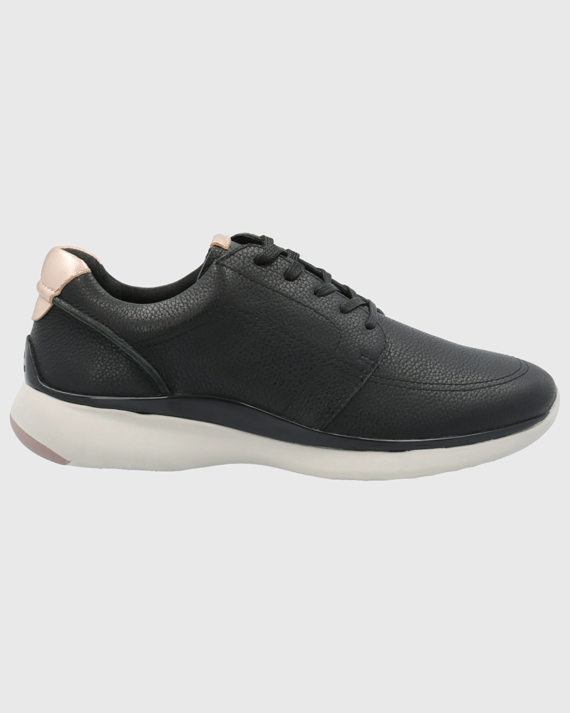 ZAPATILLA CUERO MUJER GOSS NEGRO HUSH PUPPIES - 2