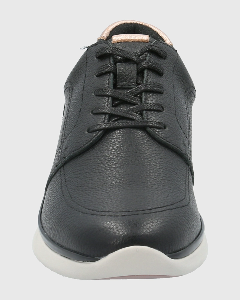 ZAPATILLA CUERO MUJER GOSS NEGRO HUSH PUPPIES - 4
