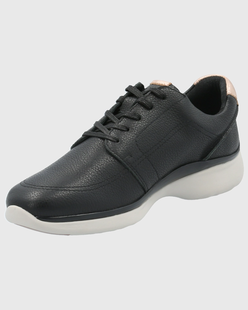 ZAPATILLA CUERO MUJER GOSS NEGRO HUSH PUPPIES - 5
