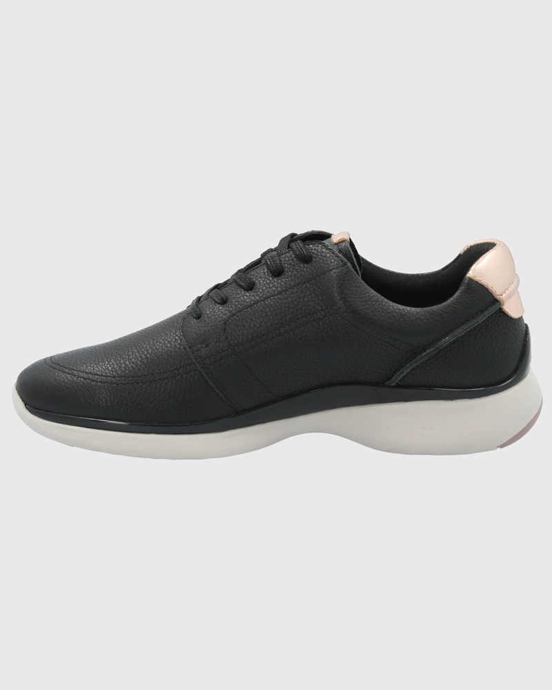 ZAPATILLA CUERO MUJER GOSS NEGRO HUSH PUPPIES - 6