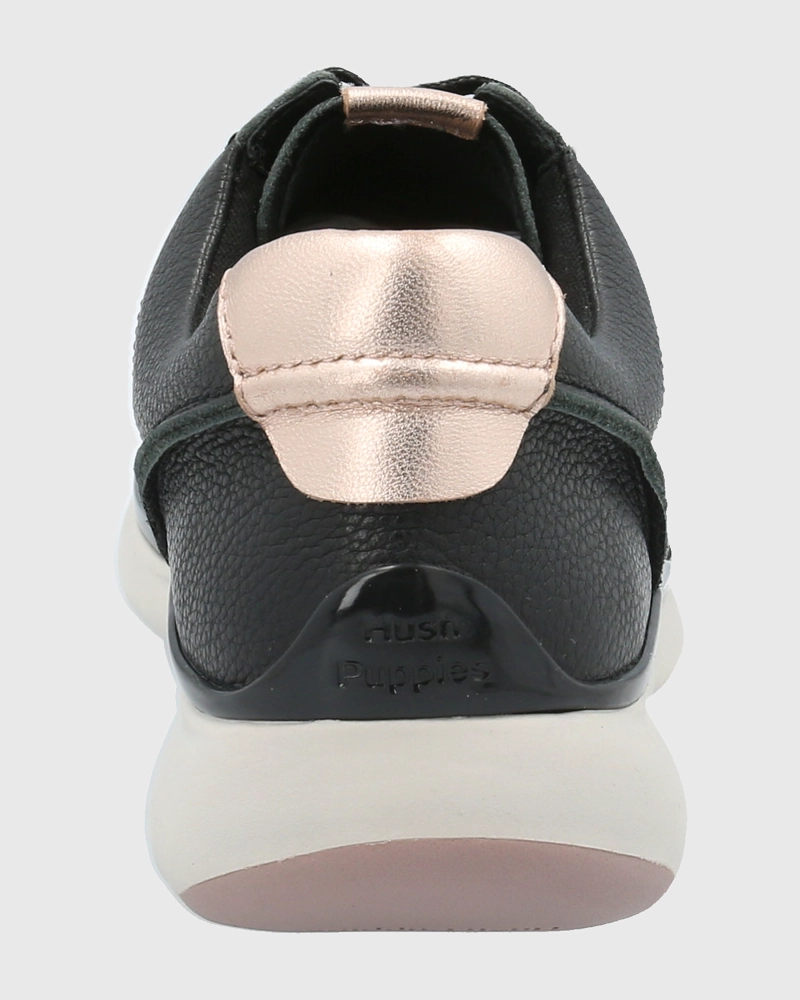 ZAPATILLA CUERO MUJER GOSS NEGRO HUSH PUPPIES - 7