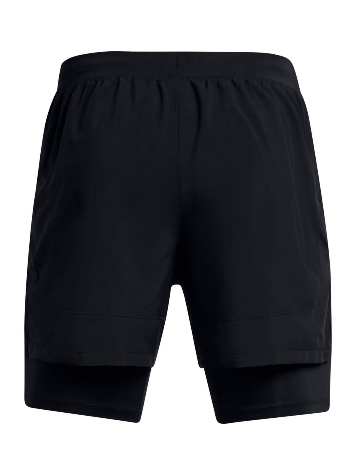 SHORTS HOMBRE UNDER ARMOUR NEGRO LAUNCH 2 EN 1 DE 5' - 2