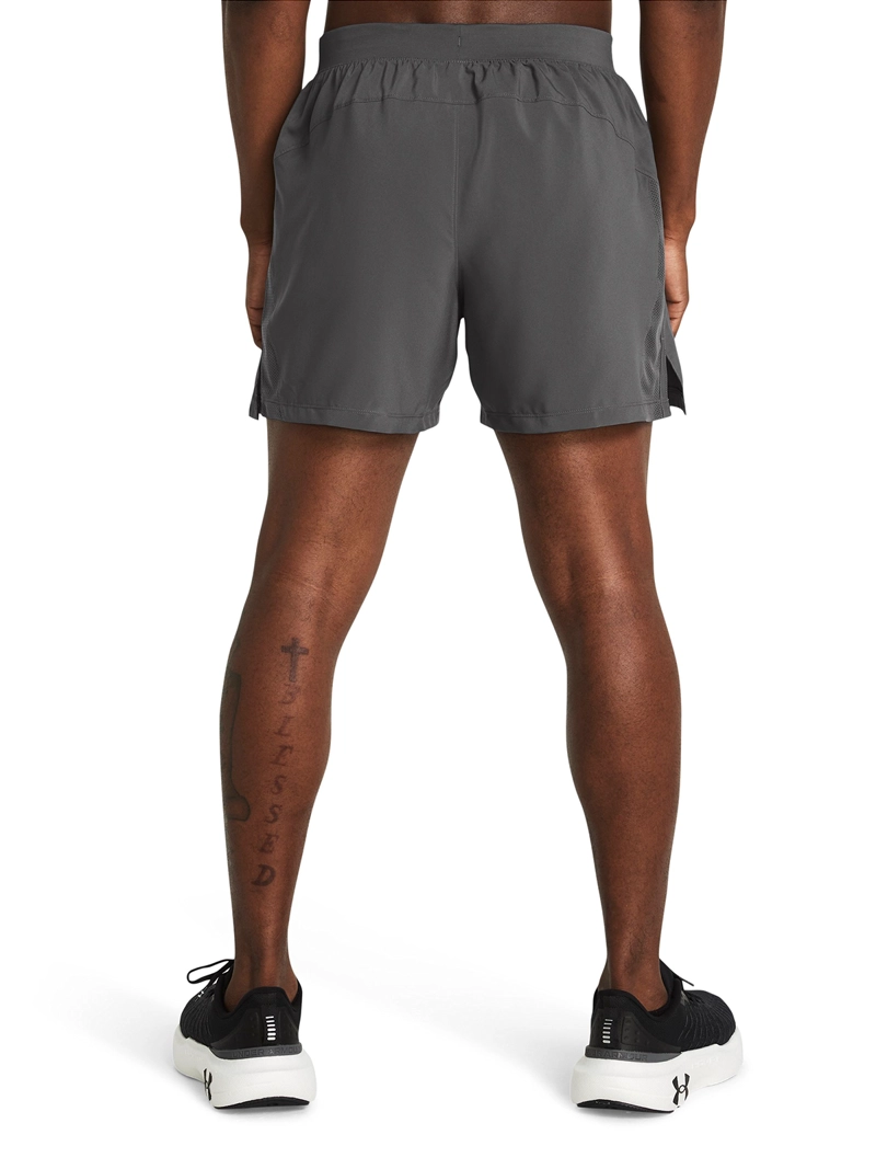 SHORTS HOMBRE UNDER ARMOUR GRIS UA LAUNCH DE 5' - 5