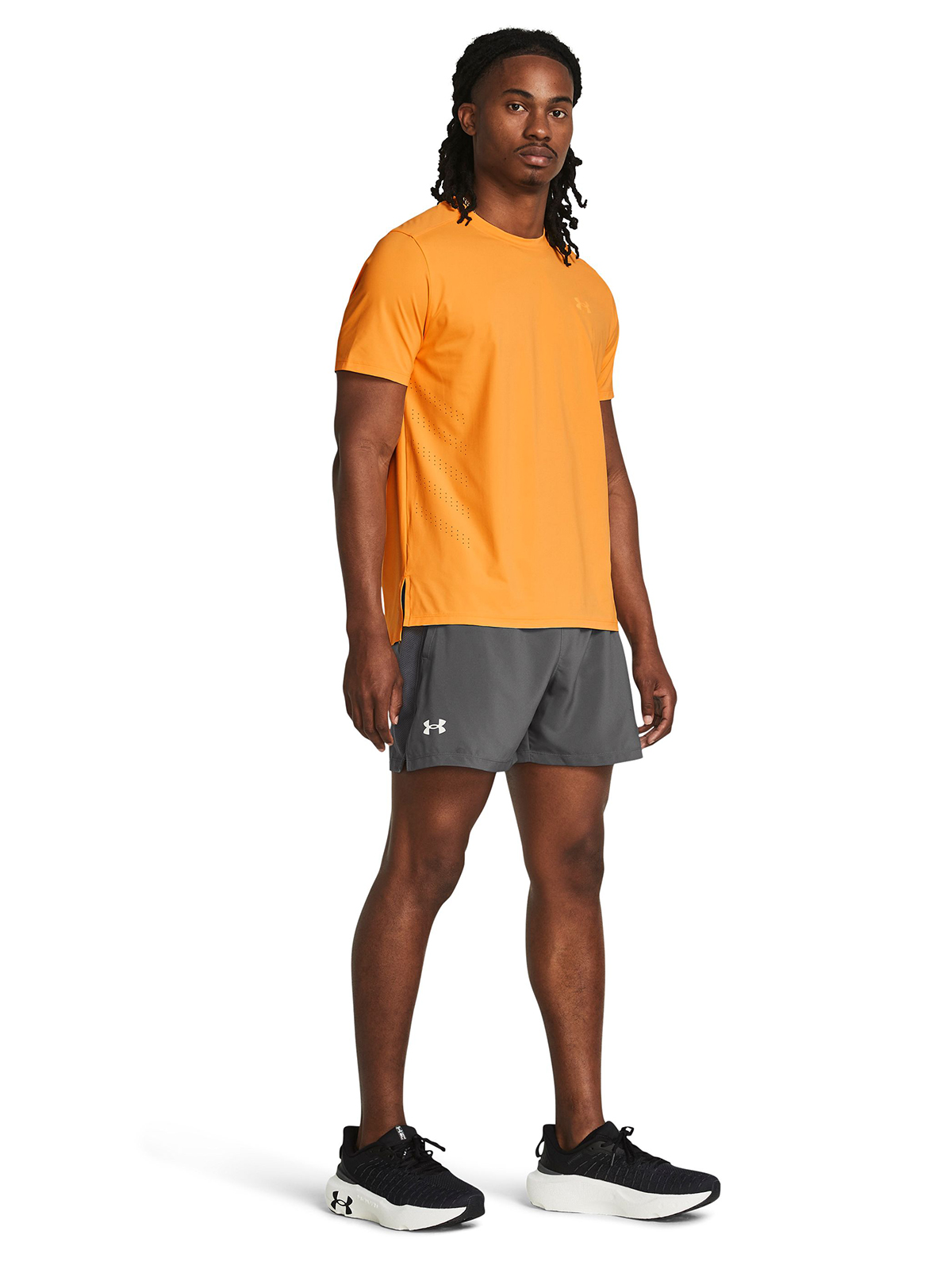 SHORTS HOMBRE UNDER ARMOUR GRIS UA LAUNCH DE 5' - 6