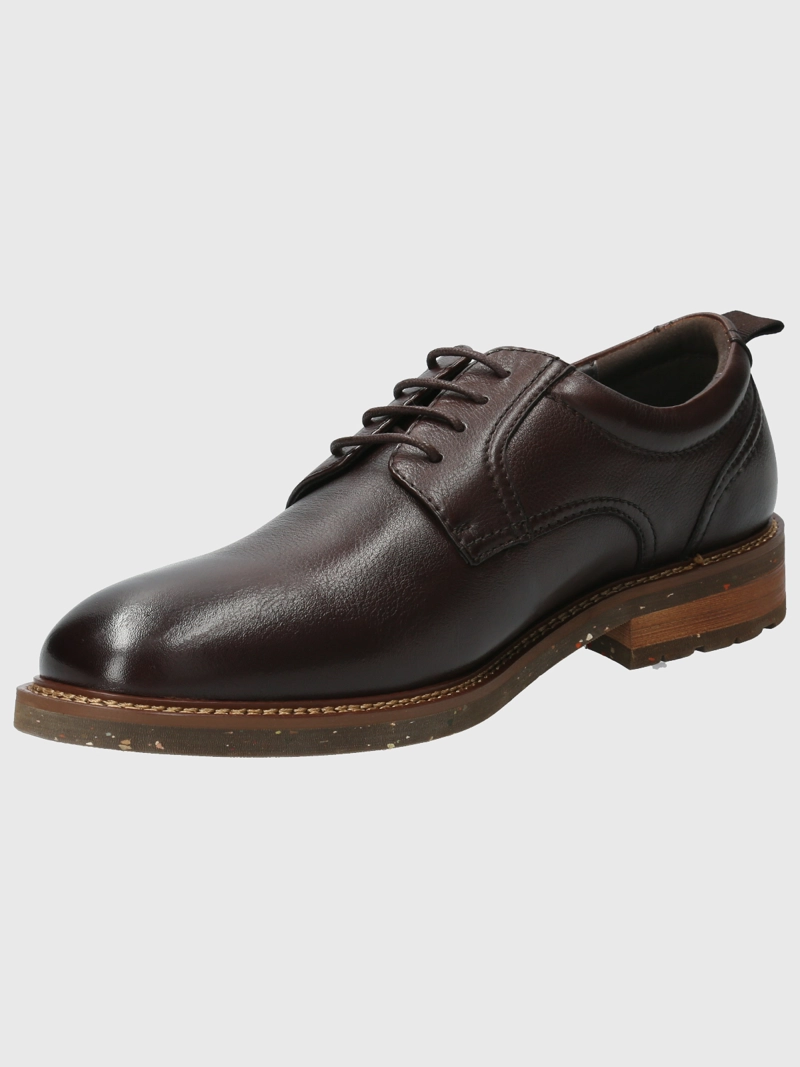 ZAPATO CUERO HOMBRE HINTON CAFÉ HUSH PUPPIES - 5