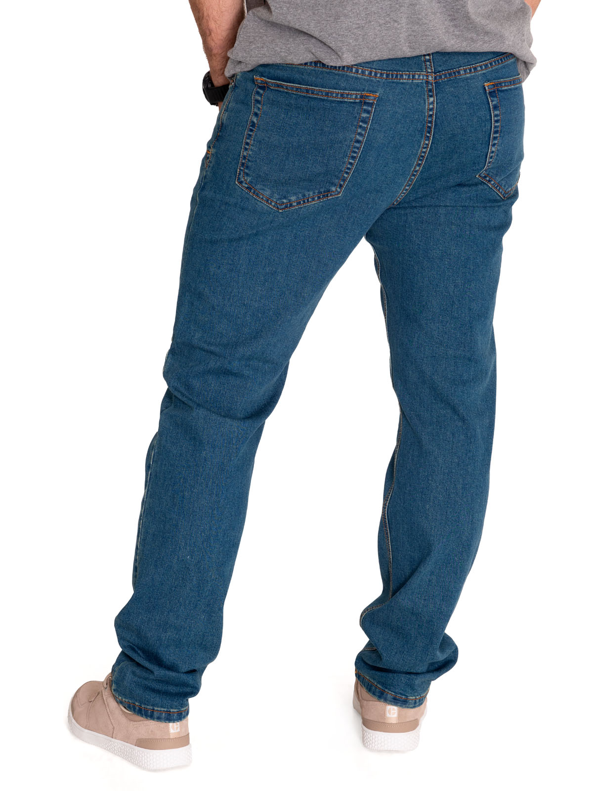 JEANS ALGODÓN HOMBRE CAT GRIS SKINNY TRIBLEND STRETCH DENIM - 4