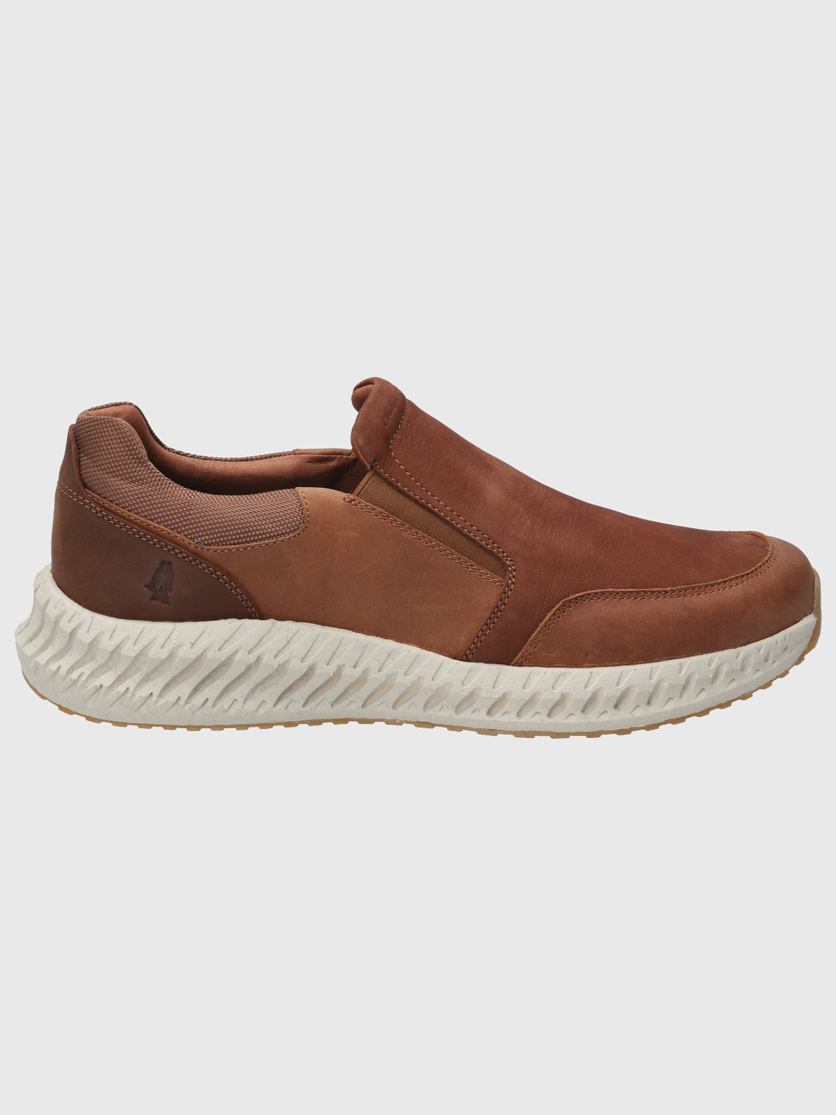 SLIP ON CUERO HOMBRE SPINAL UP CAFÉ HUSH PUPPIES - 2