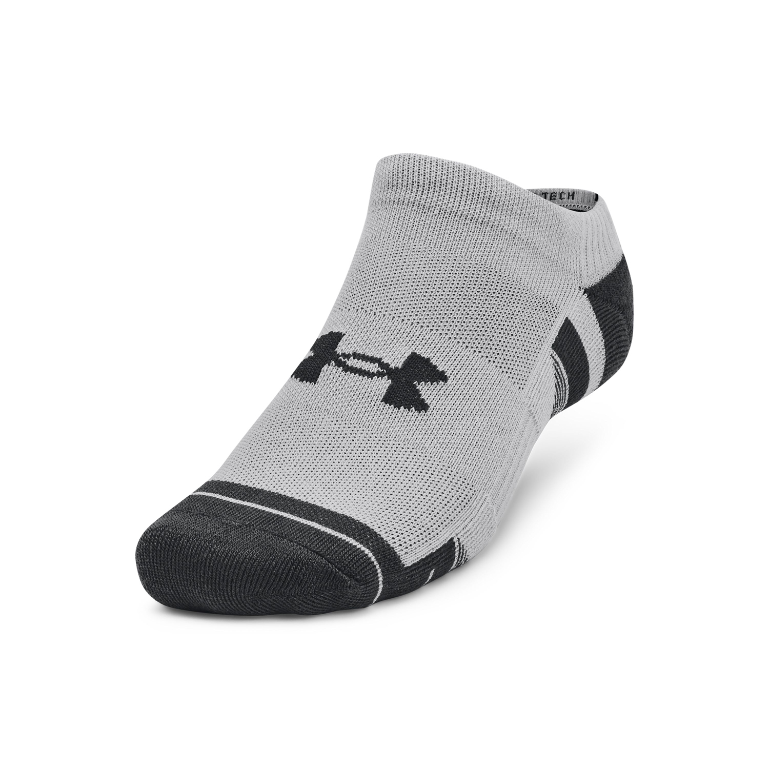 PACK 3 CALCETINES UNISEX TECH GRIS UNDER ARMOUR - 1