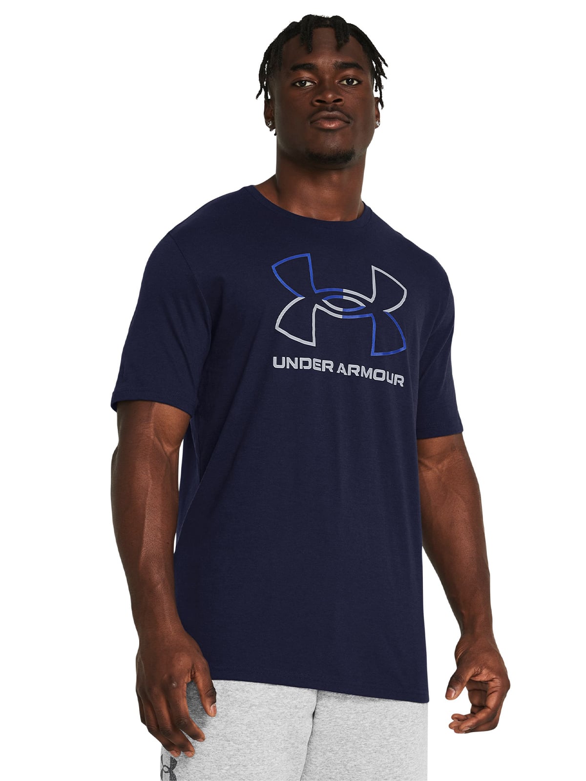 POLERA MANGA CORTA HOMBRE AZUL MARINO UNDER ARMOUR - 1