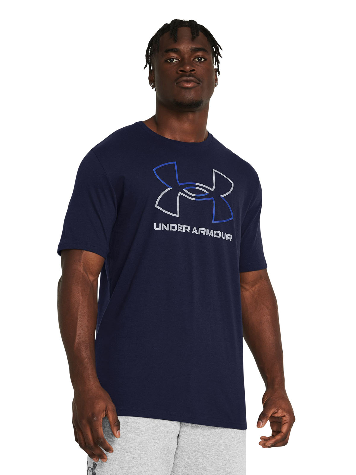 POLERA MANGA CORTA HOMBRE AZUL MARINO UNDER ARMOUR - 4